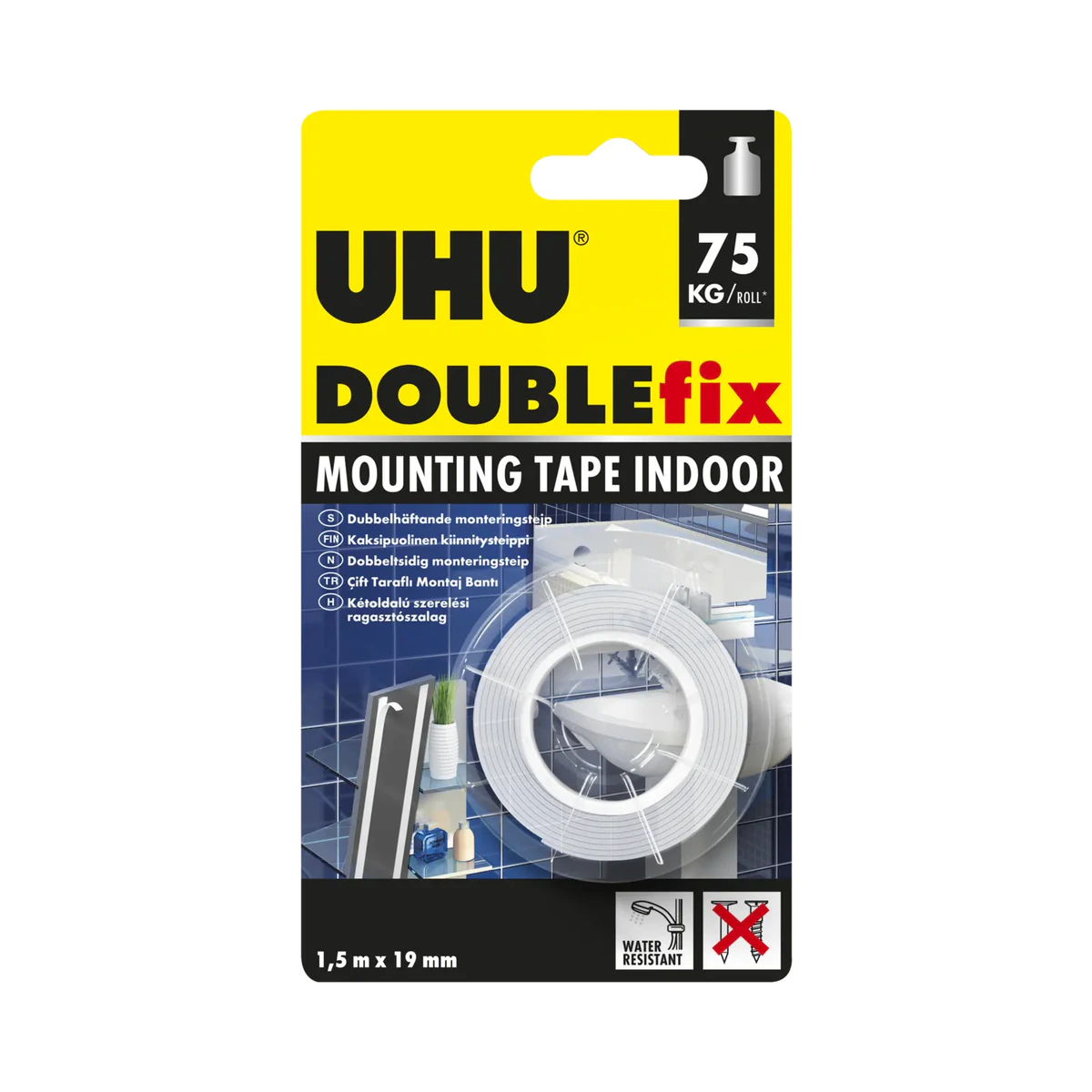 Uhu DOUBLEFİX GÜÇLÜ ÇİFT TARAFLI MONTAJ BANDI
