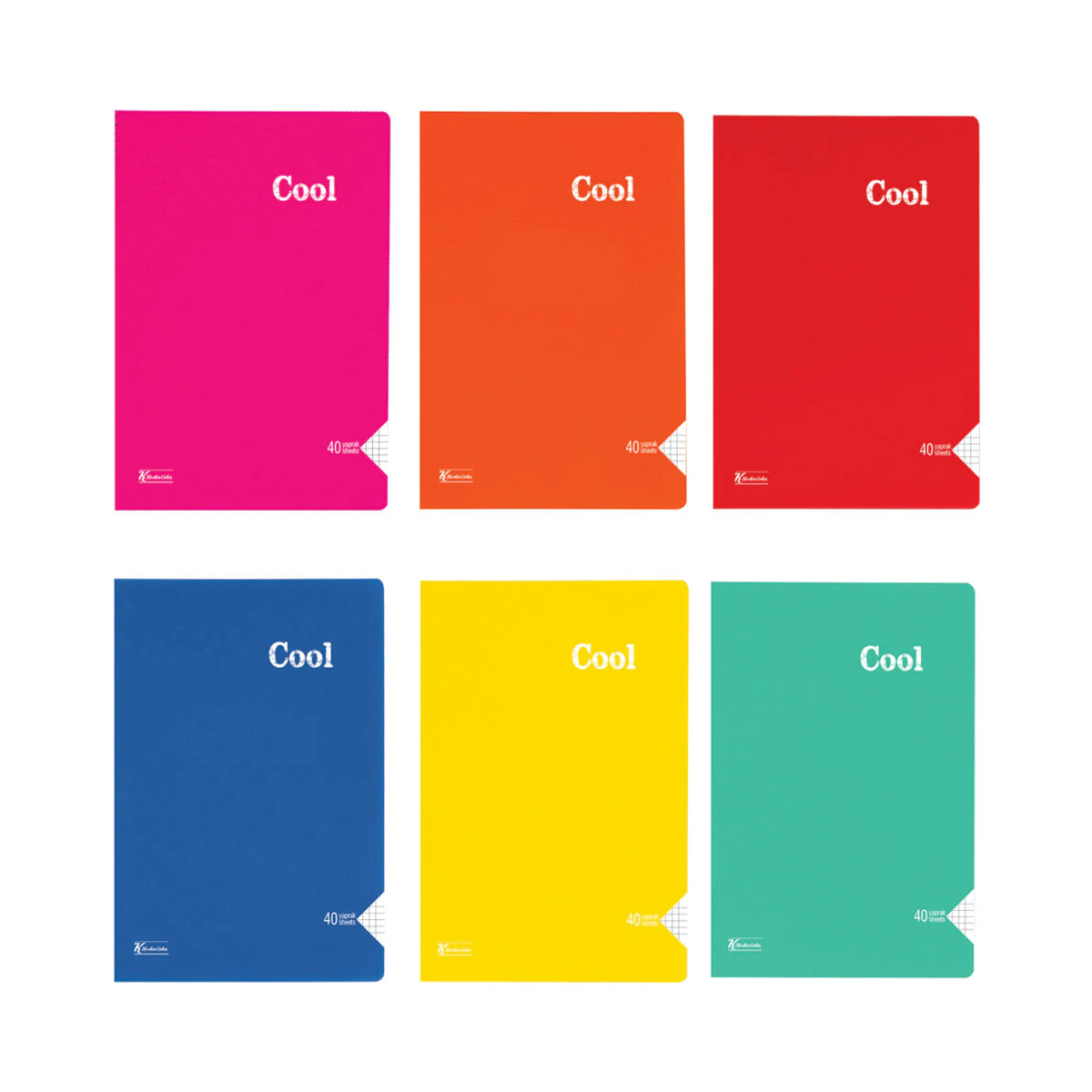 Keskin A4 120 Yp. PP Kapak Spiralli Defter-Cool