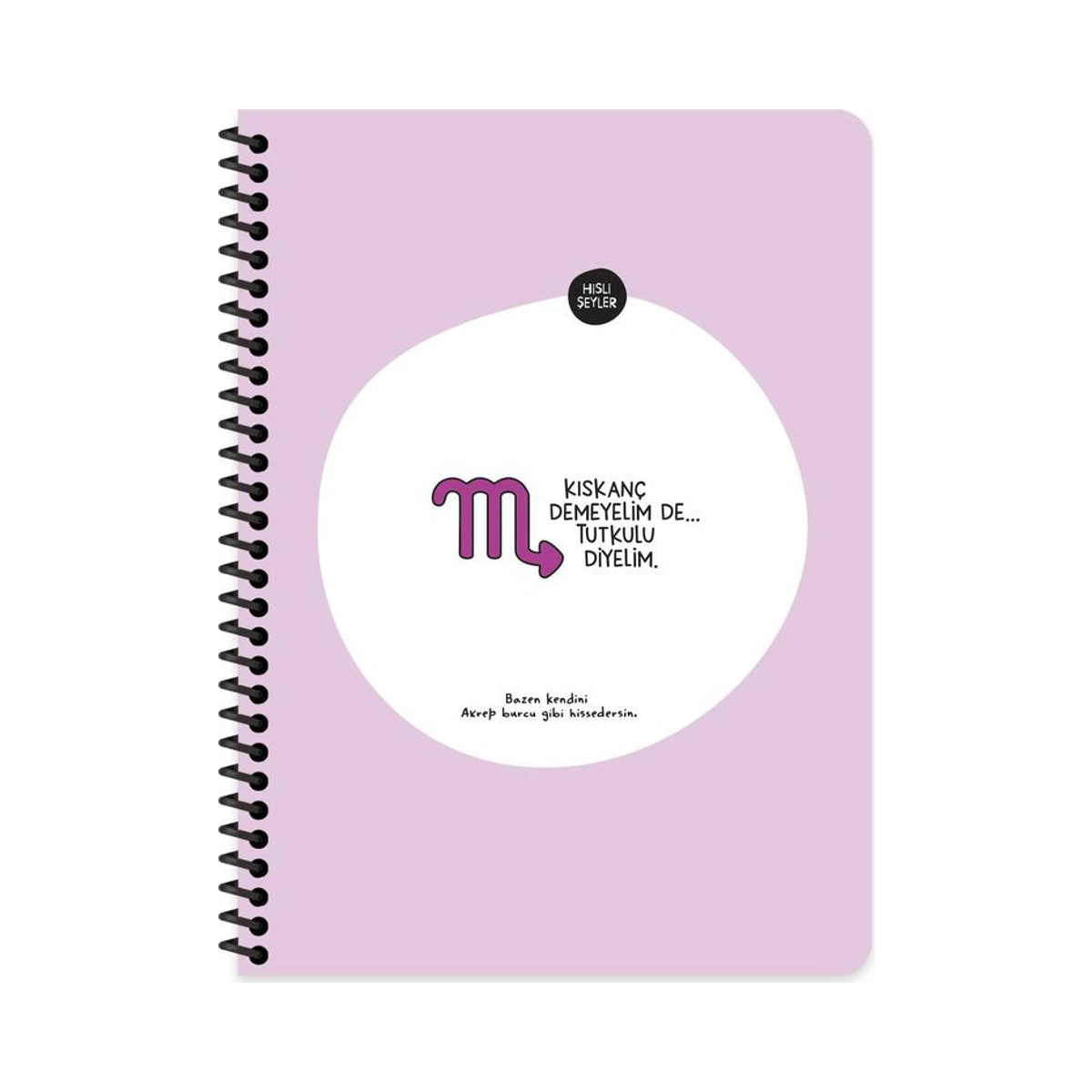 Hisli Şeyler A4 80Yp.Spr.Stickerli Defter-Burçlar Serisi