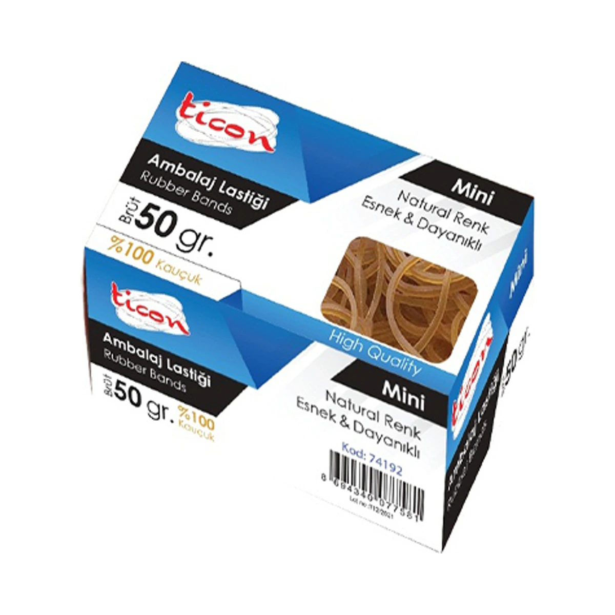 TİCON AMBALAJ LASTİĞİ MİNİ 50 GR