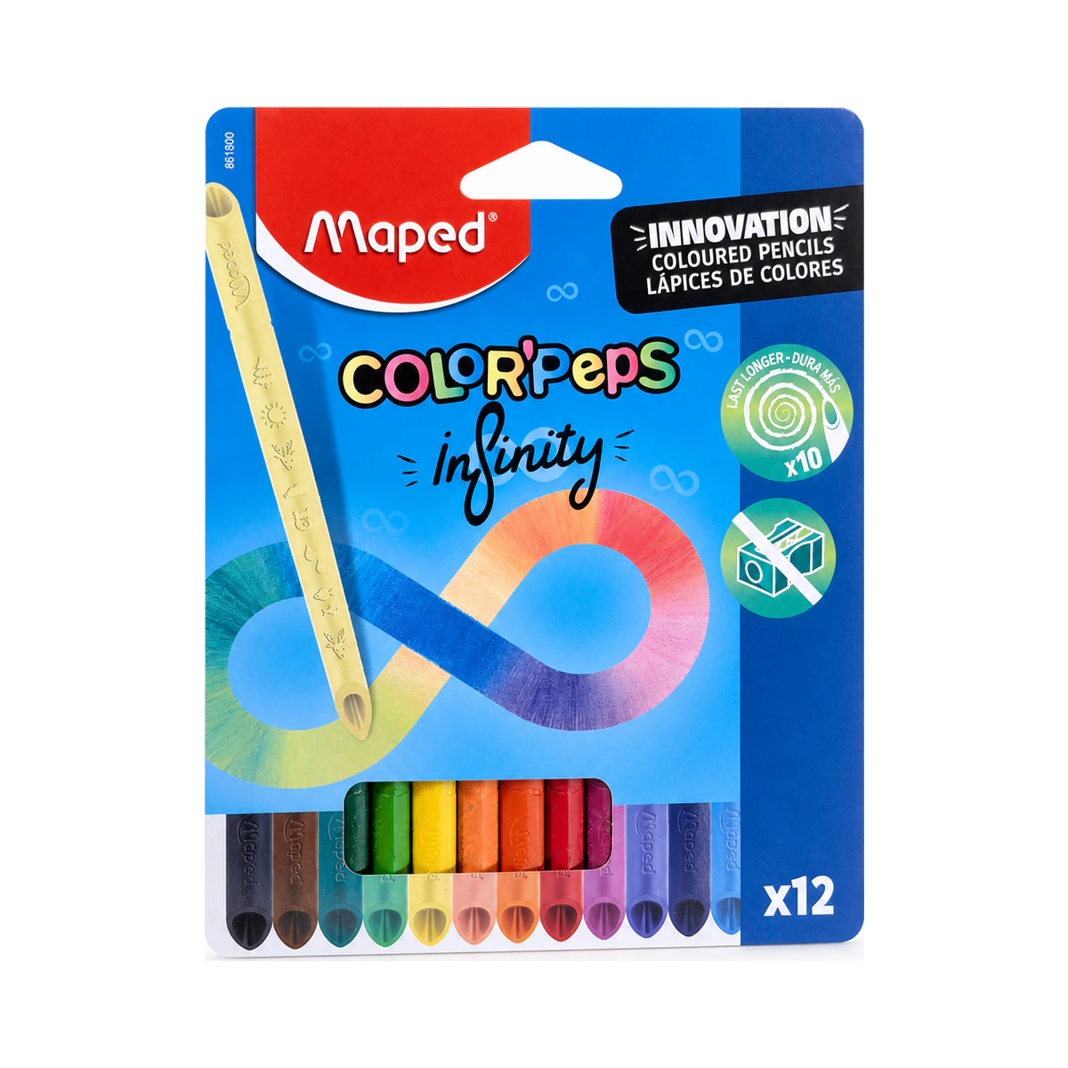Maped COLOR'PEPS INFINITY Kuru Boya 12'li