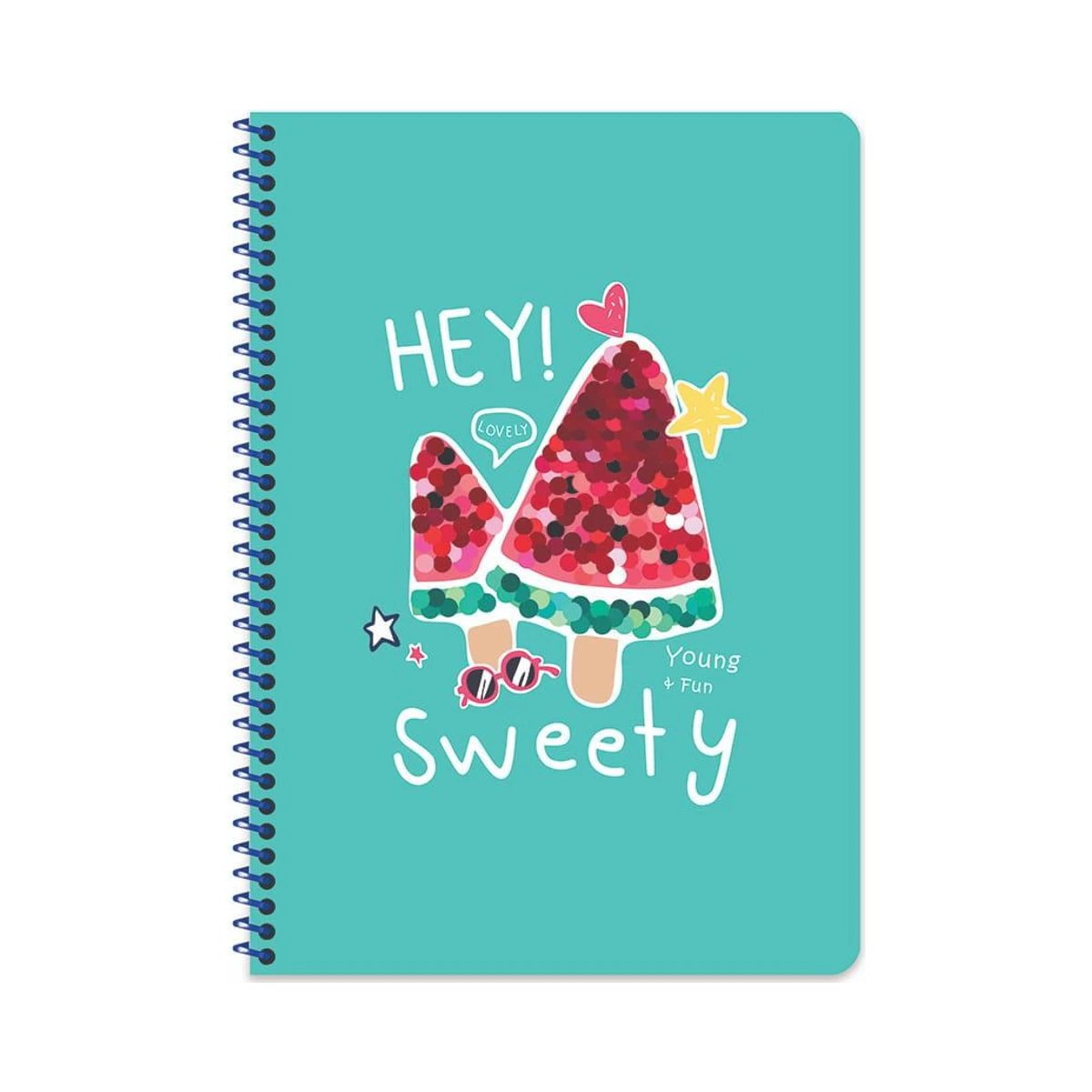 Keskin A4 80 Yp. PP Kapak Spiralli Defter-Gloss