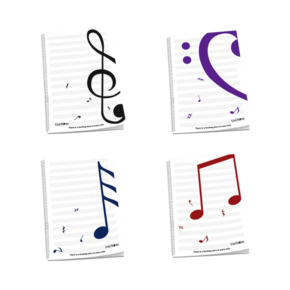 Çınar Defter Müzik Defteri Spiralli Pp Kapak 30 Yaprak