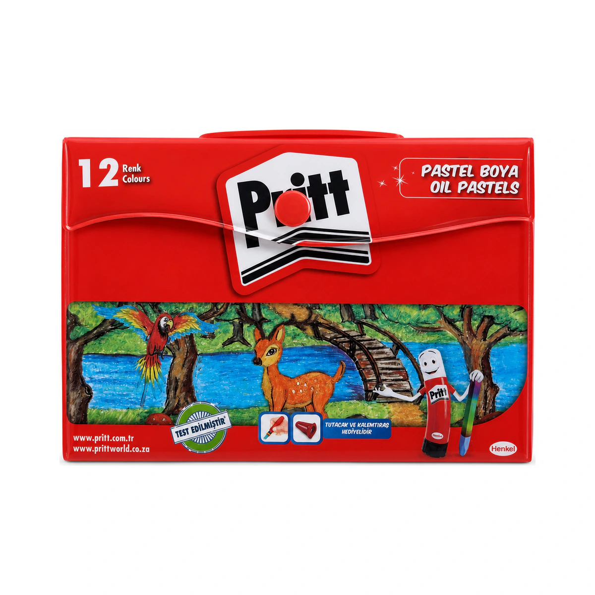 Pritt Pastel Boya 12 Renk Çanta