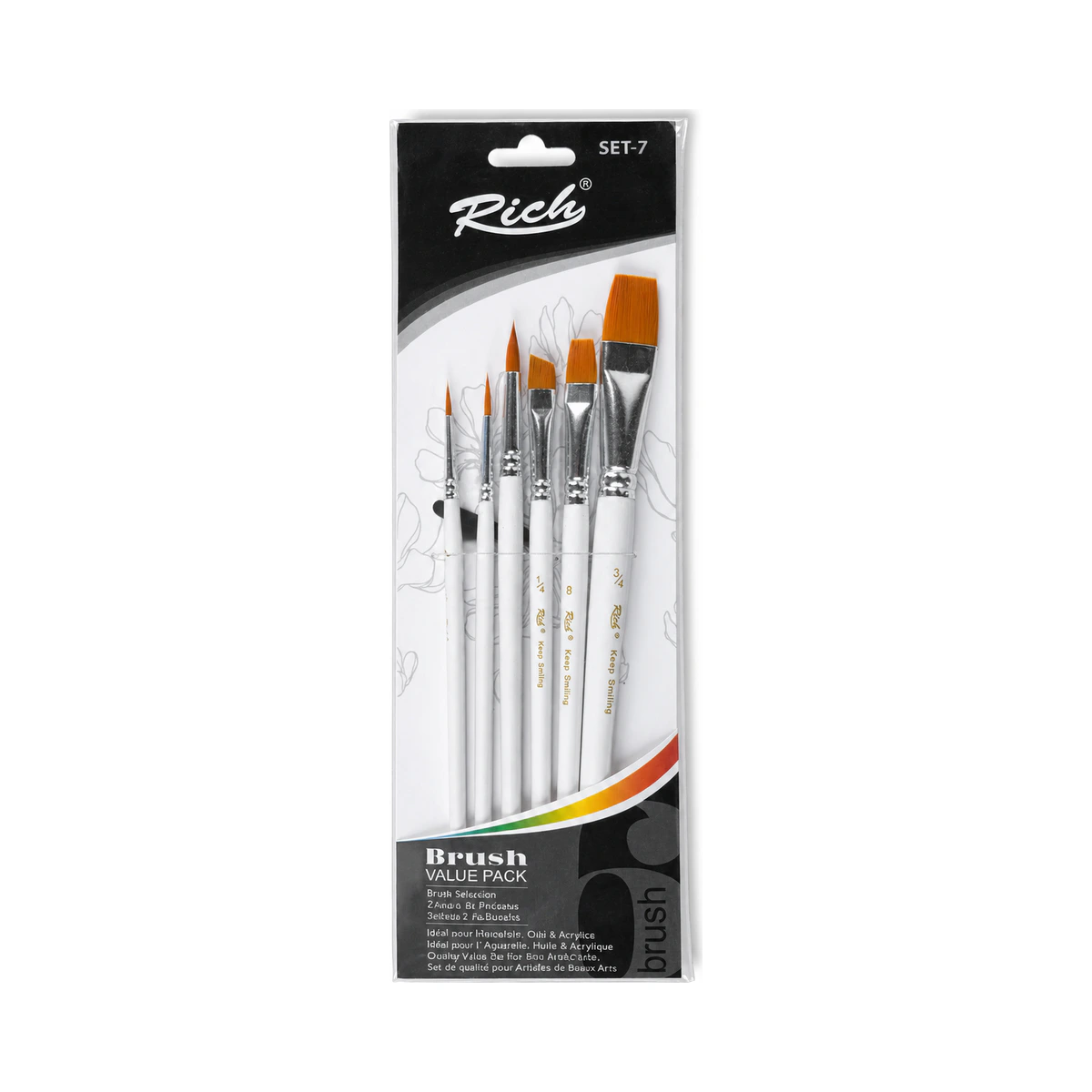 RİCH SET 7 KEEP SMILE KARIŞIK 6'LI SET