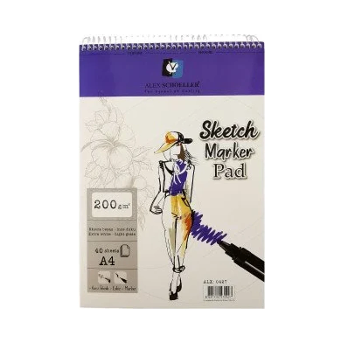 Alex Schoeller Sketch Marker Pad Eskiz Defteri