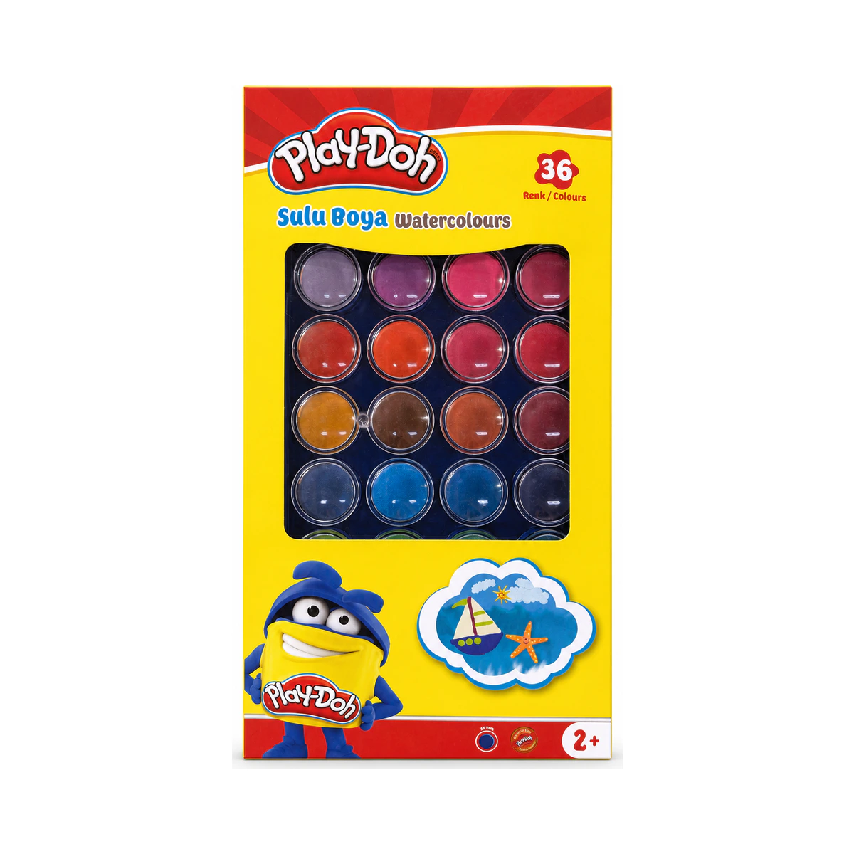 PLAY-DOH SULUBOYA 36 RENK 23MM