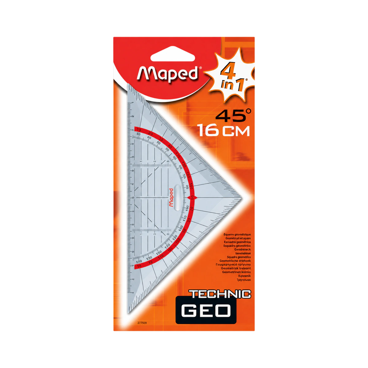 Maped Geometric Gönye 16cm 45°