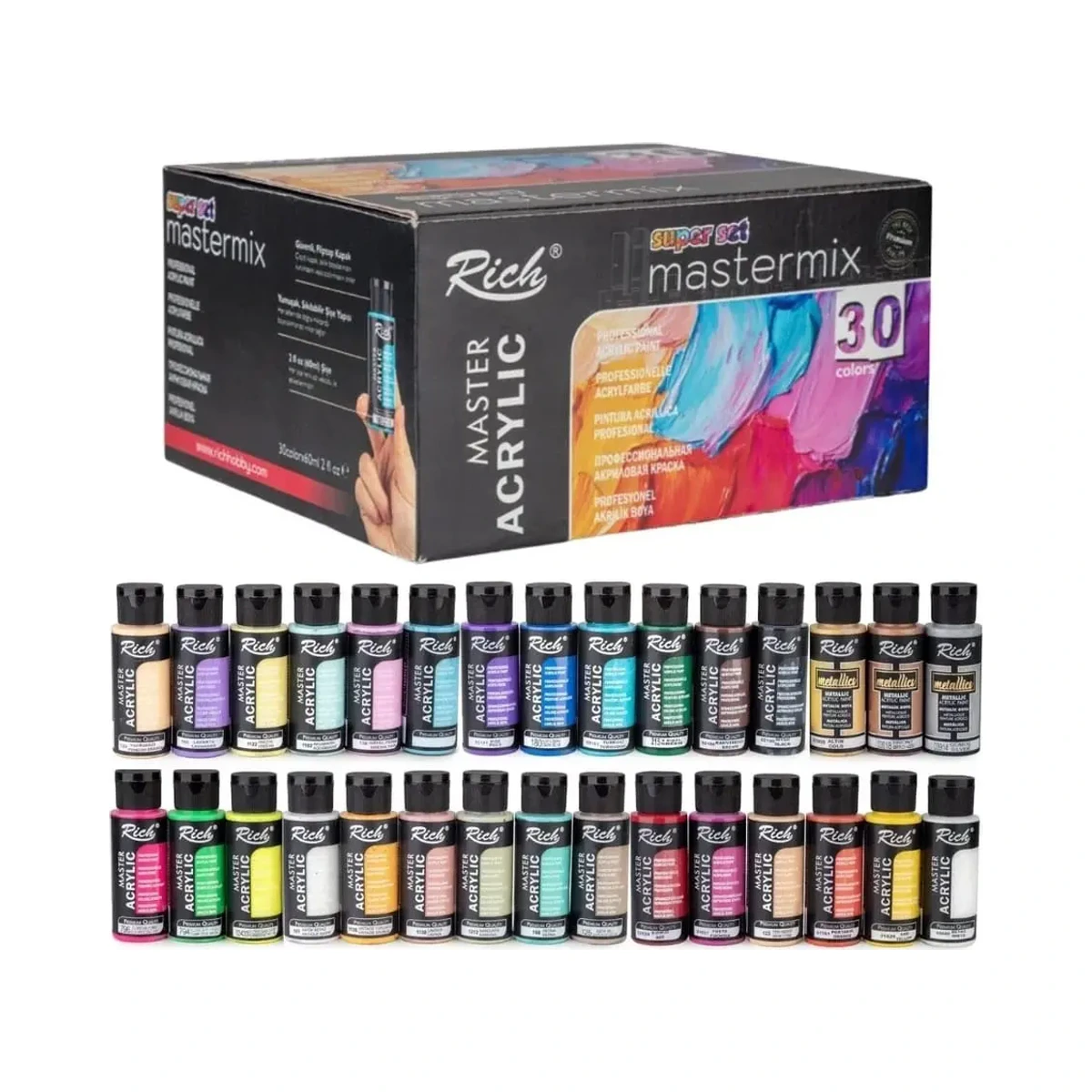 RİCH MASTERMİX 60 ML SÜPER SET 30 RENK