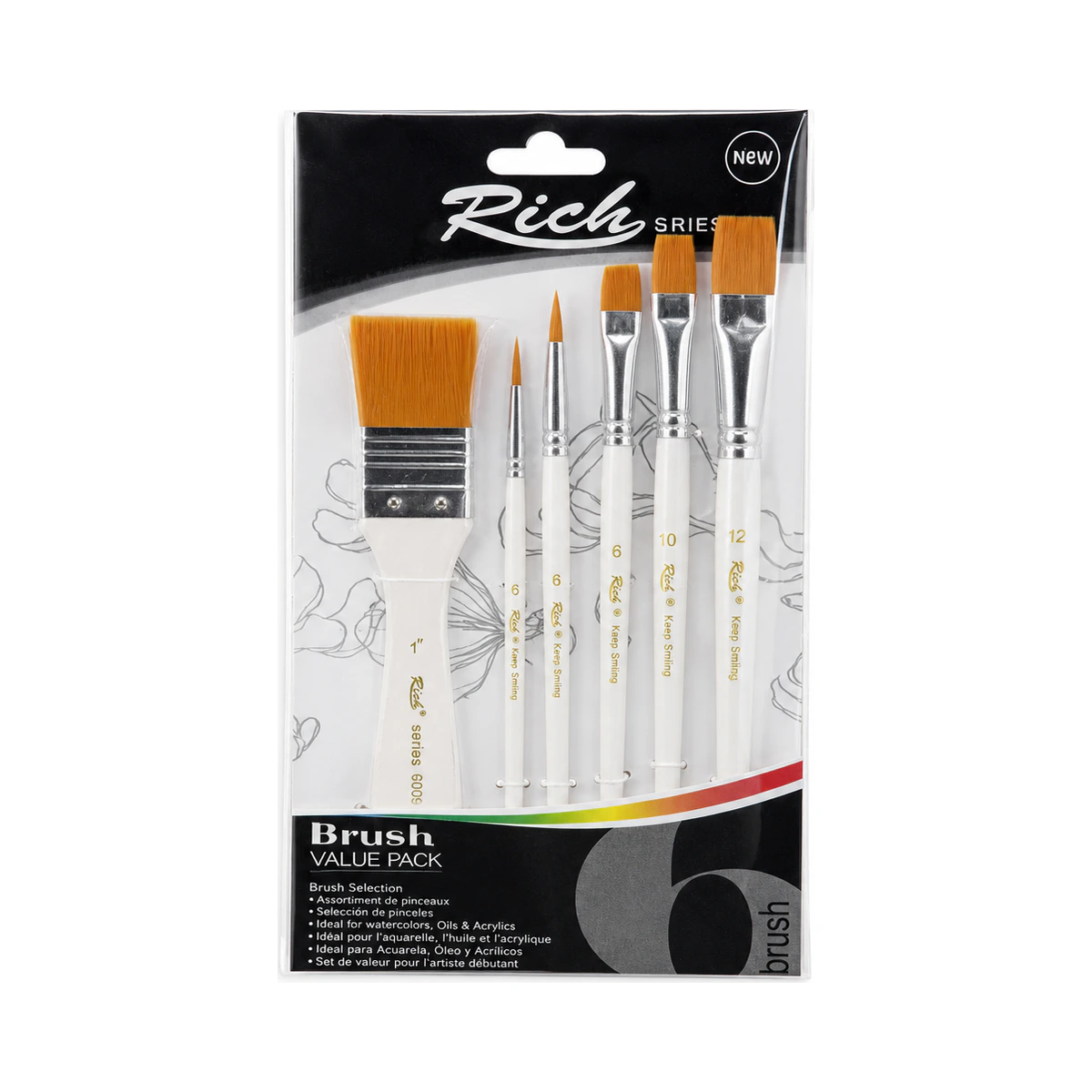 DEĞİŞTİR !!! RİCH SET 9 KEEP SMİLE KARIŞIK 6'LI SET