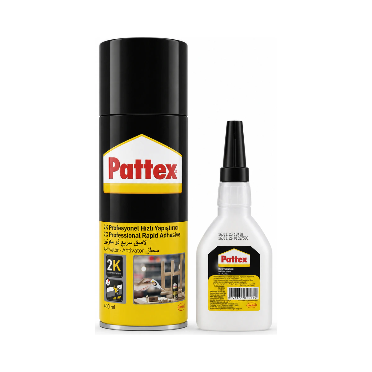 Pattex 2K Sprey Yapıştırıcı Mdf Aktivatör